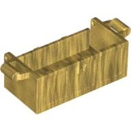 Lego truhla spodní část, zlatá (4541393, 6278470)